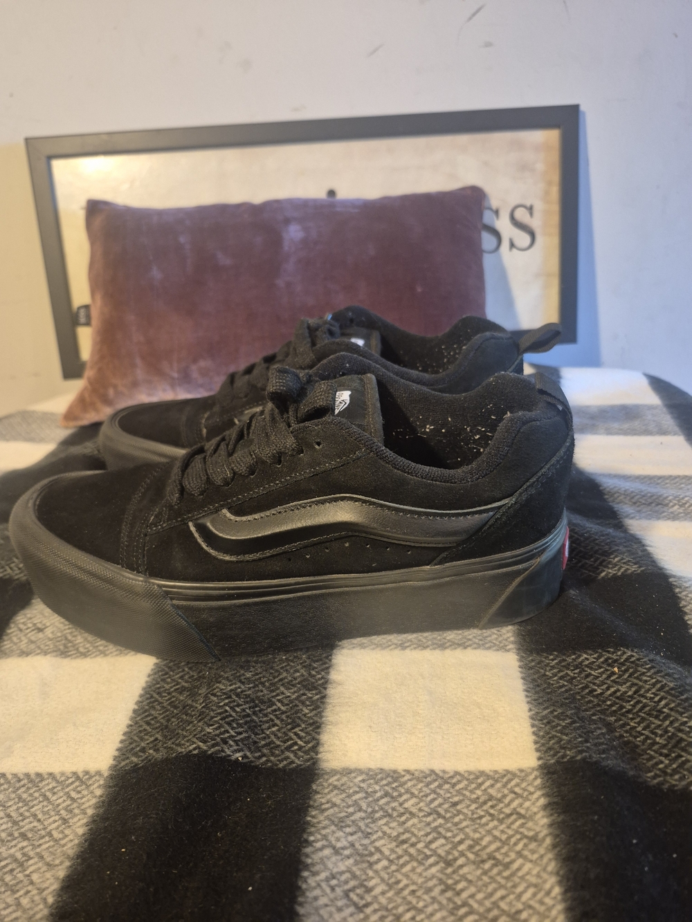 Vans Knu Triple Black Stack 8.5 M / 10 W - Picture 4 of 6